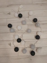 Led-String Chain Ball-Light Garland Party-Decoration Patio Wedding Christmas Halloween