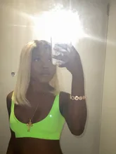 Facebeauty-mechones de pelo liso Remy brasileño degradado, rubio oscuro, 1B 613, paquete de 3/4 con cierre Frontal de malla de 13x4, pieza media gratis