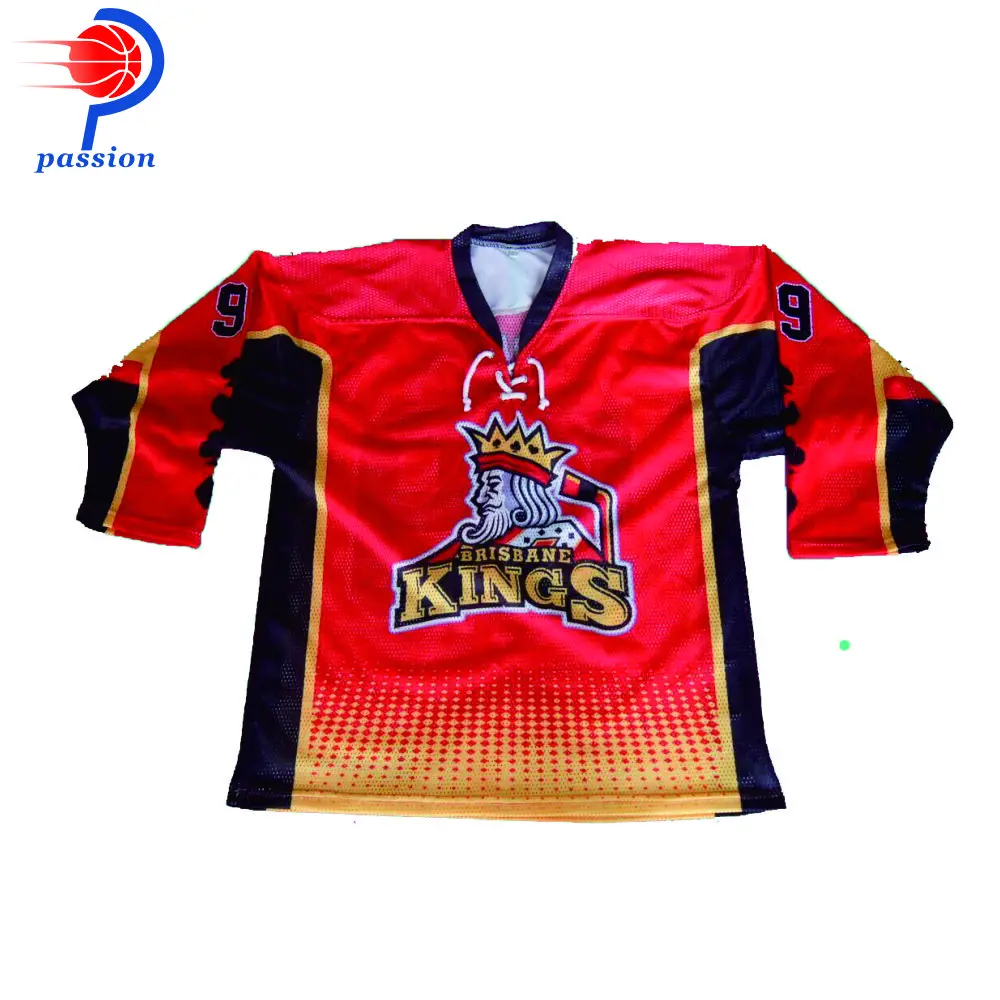 

5 pcs $35 Each Custom Your Team Inline Hockey Shirts with 100% Polyester Mesh hole Light Weight Material