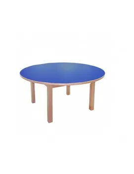 

Children's CIRCULAR table 90 CM in blue diameter