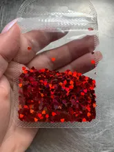 Heart Nail Paillette Sequin Nail-Art-Decorations Manicure Glitter-Flakes Holographic