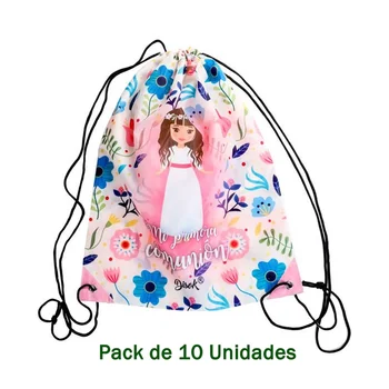 

Pack 10 Backpack child backpack Girl. Details Comunion
