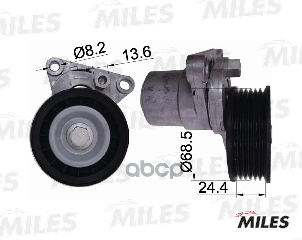 Натяжитель Ремня Приводного Ford Mondeo/Transit/Volvo S80 1.8-2.3 Miles Ag00294 Miles арт. AG00294