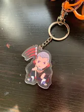 Llavero acrílico de doble cara, colgante de llavero, accesorios de Anime, llavero de dibujos animados