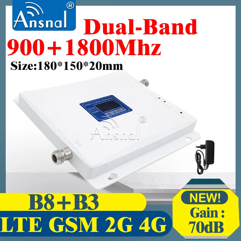 Amplifier 4G  900 1800Mhz Dual-Band Cellular