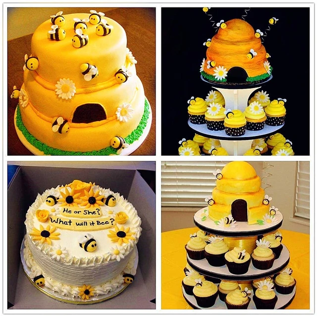 Bumble Bee Cake Silicone Molds DIY Cake Decorating Tools Cupcake