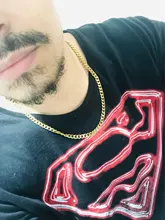 Vnox-Cadena de eslabones cubanos de acero inoxidable, collar de color dorado, plateado y negro, para hombres y mujeres