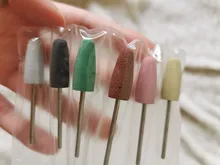 ERUIKA 6 unids/set de goma del taladro del clavo de fresado para manicura poco Flexible pulidora máquina Archivo de clavo eléctrico herramientas de arte