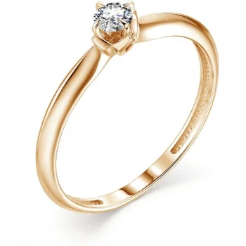 

Alcor ring with 1 red gold diamond
