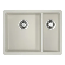 Мойка для кухни Omoikiri Kata 55-2-U-PA Artgranit(пастила)(Ударопрочная, перелив, встраиваемая