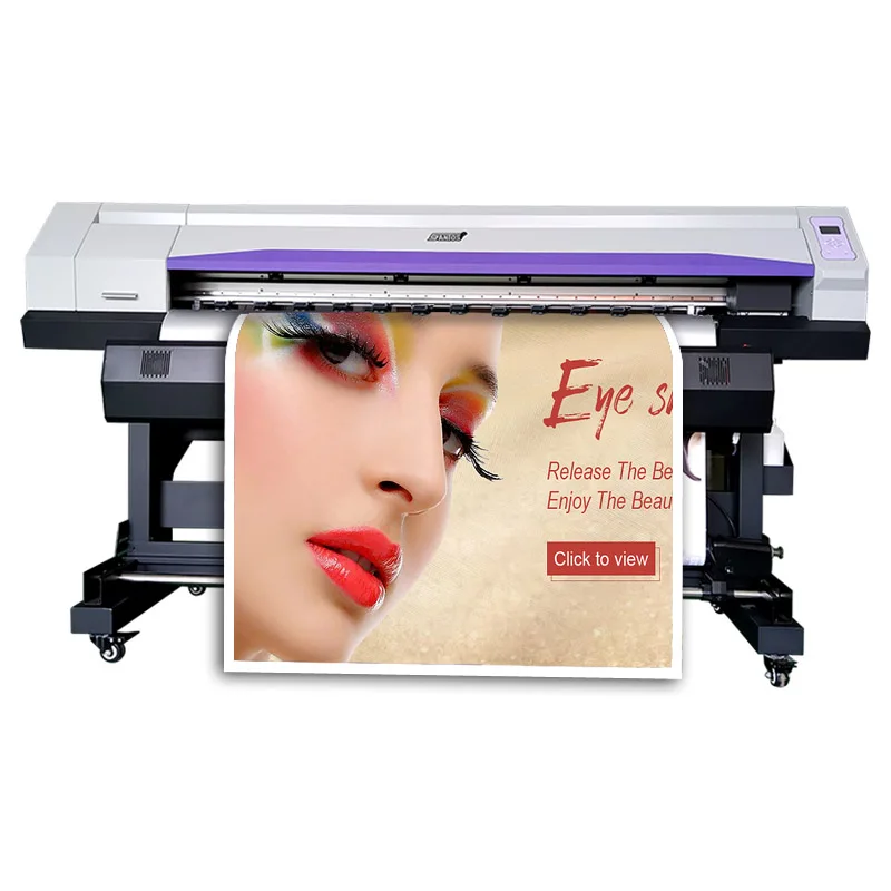 

Flex Banner Vinyl Printer 1440Dpi Digital Inkjet Printers 1.6M I3200 Dx5 Machine Outdoor Eco Solvent Printing Machine