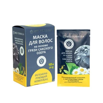 

House of nature hair mask based on mud sax Lake regenerating kit