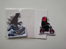 Calcomanías coche en vinilo Pegatinas para portátil Pegatinas protector impermeable película Godzillas lápiz Matt lanzador Tabla de Skate de nevera equipaje decorar