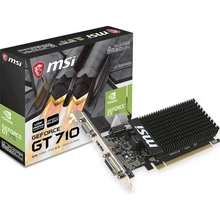 Видеокарта MSI nVidia GeForce GT 710 1024MB 1600MHz 64 bit RTL [GT 710 1GD3H LP]