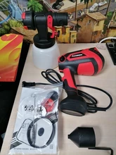 AOBEN-pistola pulverizadora eléctrica de mano, 750W, HVLP, 1000ML, pulverizadores de pintura para coche, decoración para el hogar, aerógrafo, Control de flujo, 4 boquillas, fácil uso