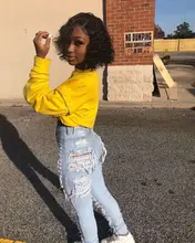 Transpare-Peluca de cabello humano rizado de 13x6 para mujeres negras, postizo de encaje Frontal con ondas profundas, prearrancado, 360 densidad, HD