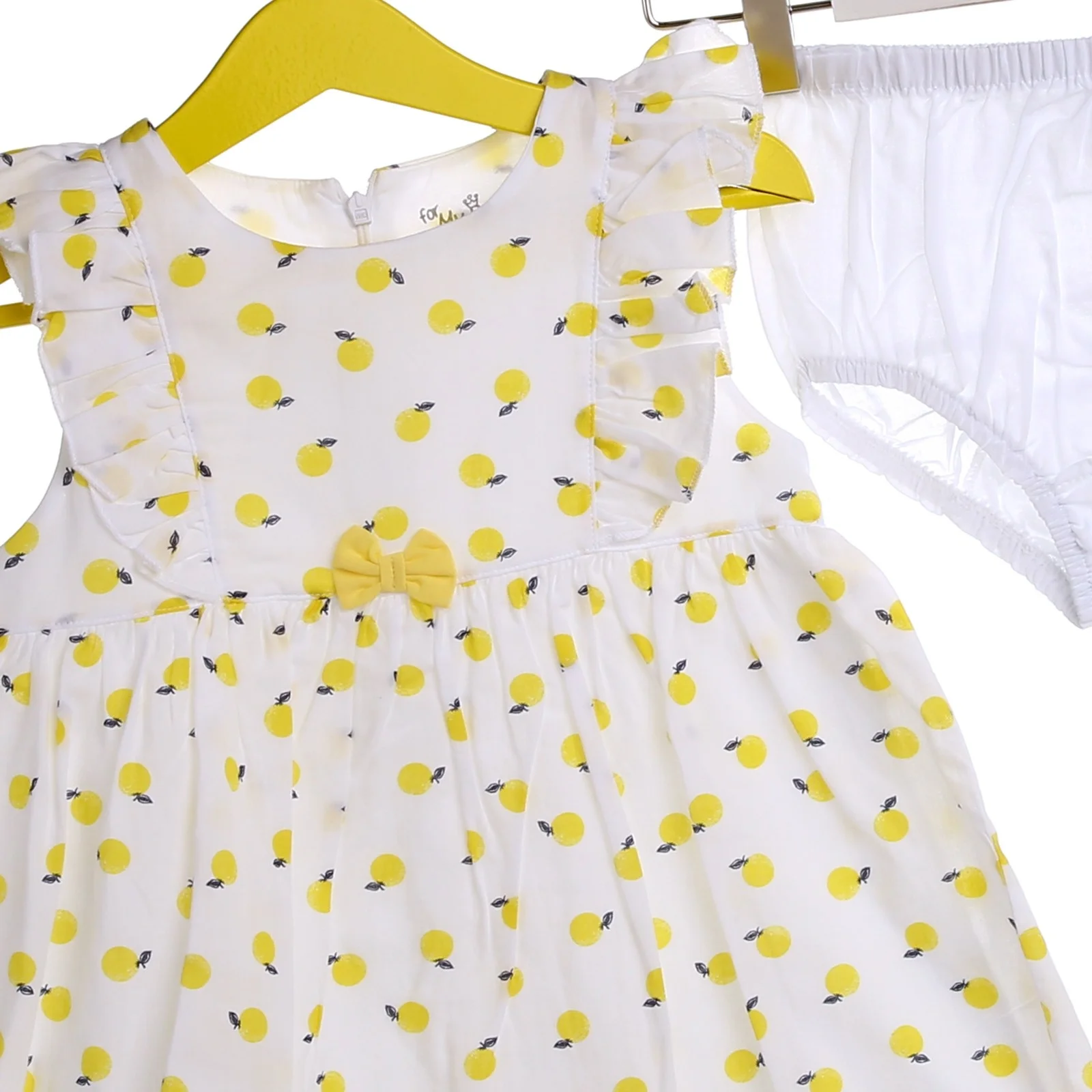 Ebebek For My Baby Love/лимонное платье с трусиками для девочек|Платья| |
