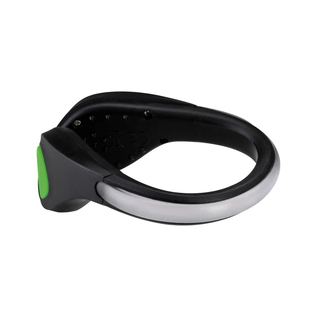 70972 Браслет LED Shoe Clip black х2 шт. Зеленый