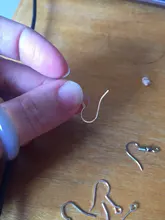 Ganchos para pendientes de 20x17mm, cierres para pendientes de color dorado y negro, accesorios para joyería DIY