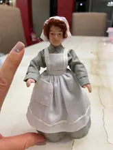 Casa de muñecas en miniatura de porcelana, modelo de personas, decoración para niños y niñas, 1/12