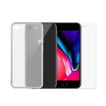 

Tempered Glass Mobile Screen Protector + Mobile Case iPhone 7/8/SE2020 Contact