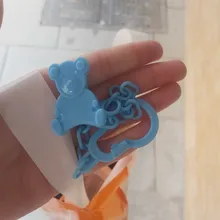 Chupete de bebé anti-cadena clip de seguridad de bebé de plástico cadena con clip para chupete cadena sostenedor para chupete de bebé Anti-cuentagotas