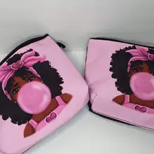 Toiletry-Bags Makeup-Bag Cosmetic-Case Travel-Organizer Afro Print Africa Female Fashion