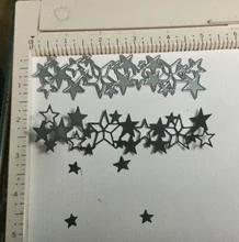 Die-Mold Stencils-Dies Edge-Strip Paper-Craft Scrapbook Star-Cluster Metal Punch Blade