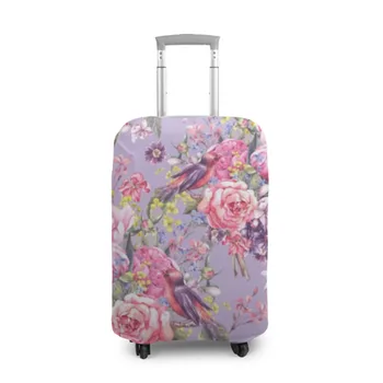 

Cover for suitcase 3D lilies and roses