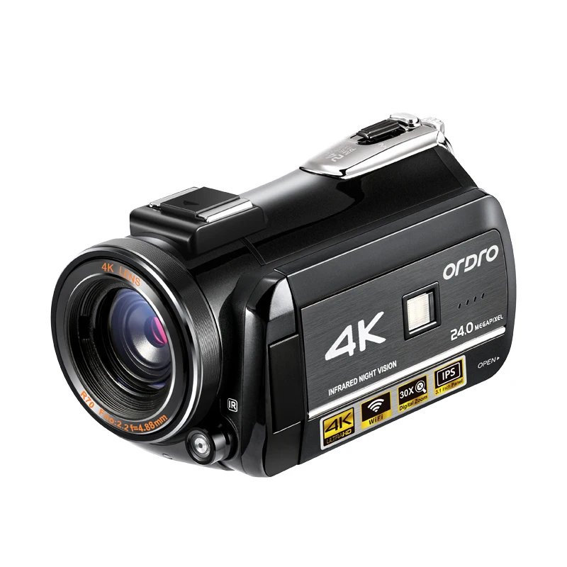 Video Camera Camcorder 4K Ordro AC3 30X Digital