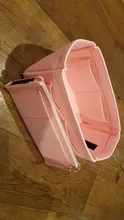 Bolsas de cosméticos con cremallera, bolsa de inserción de organizador de maquillaje para bolso, bolsa de fieltro portátil de viaje monedero interno se adapta a Speedy Neverfull