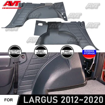 

Protective covers of boot lining for Lada Largus 2012~2020 5 Seats sill plates car styling accessories decor dirt protection