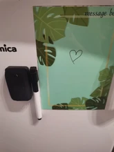 Pizarra magnética A5 para escribir, pizarra con imanes para nevera, tablero de mensajes borrable, horario diario de oficina y hogar, para hacer lista