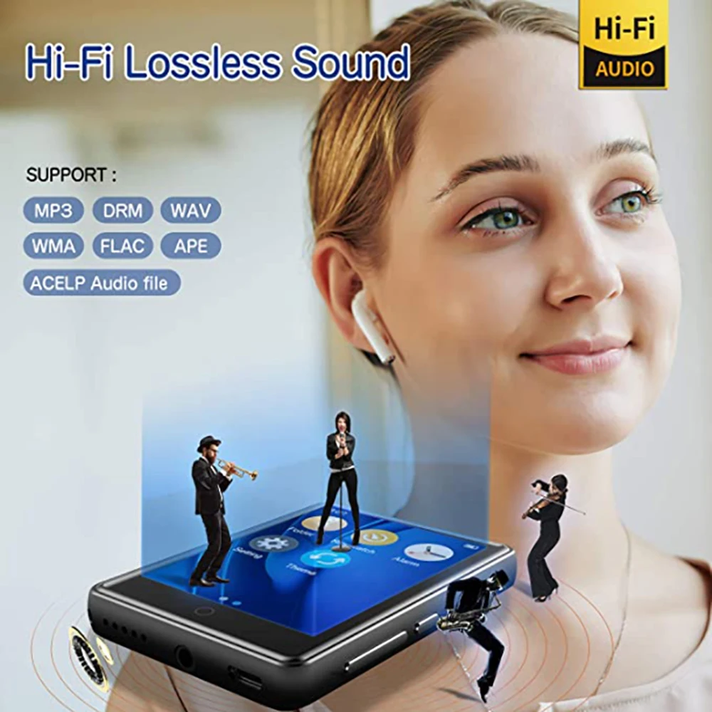 MP3 player Bluetooth 5.0 Music Player2.4 inch