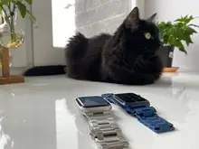 Correa de Metal de acero inoxidable para Apple Watch, pulsera de eslabones ultrafinos de 44mm, 40mm, 42mm y 38mm para IWatch Series 6 SE 5 4 3