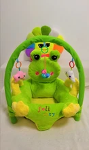 Funda de asiento de apoyo para sofá de bebé, silla de felpa para aprender a sentarse, nido cómodo para niño pequeño, lavable sin relleno, cuna para sofá