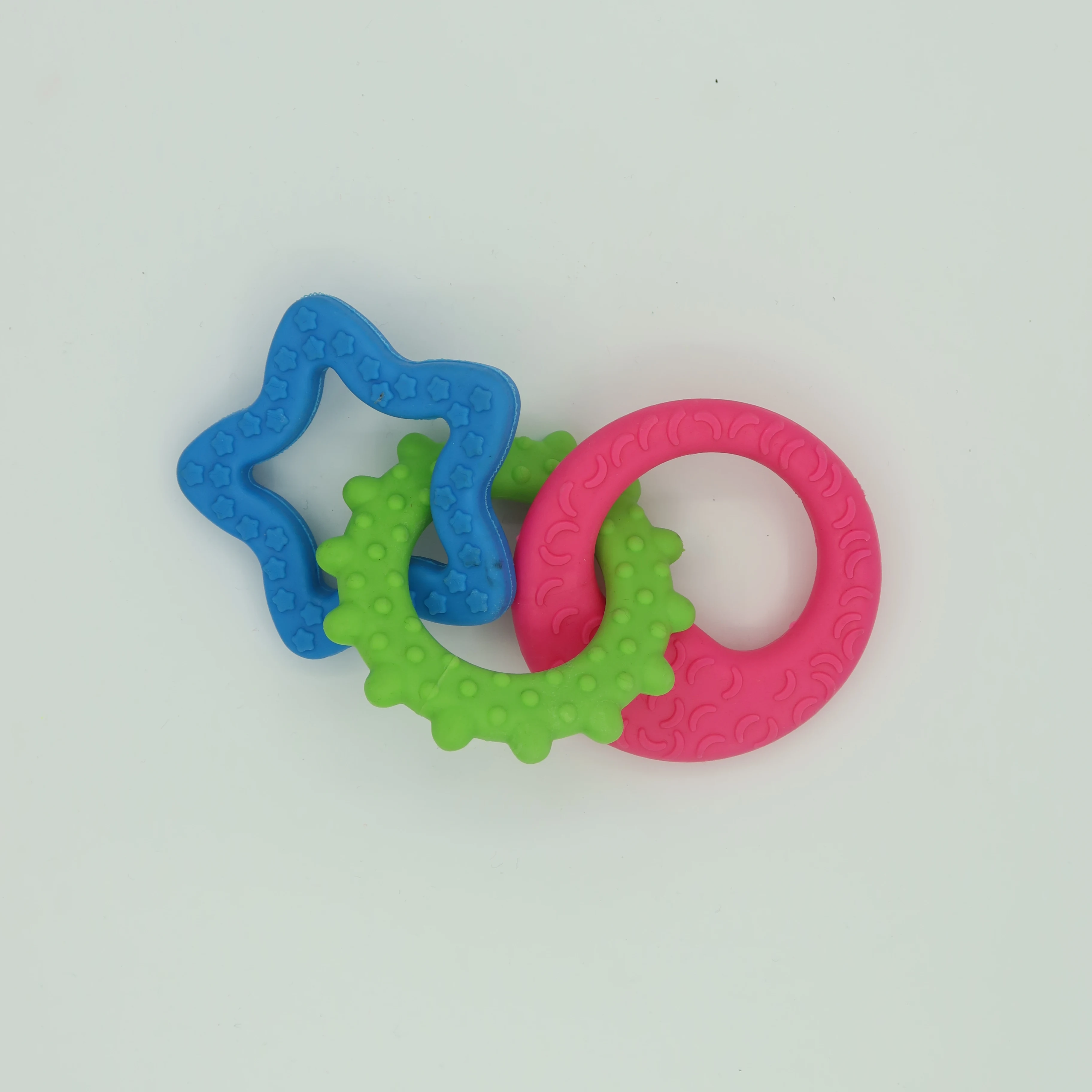 

HiCoDo резиновая игрушка для животных TPR принадлежности для тренировок на открытом воздухе Кольца жевательные чистящие инструменты Защита зубов для собак