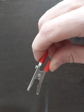 Connector Battery-Plug Alligator-Clips Crocodile-Clip Test-Probe Plastic-Handle Metal