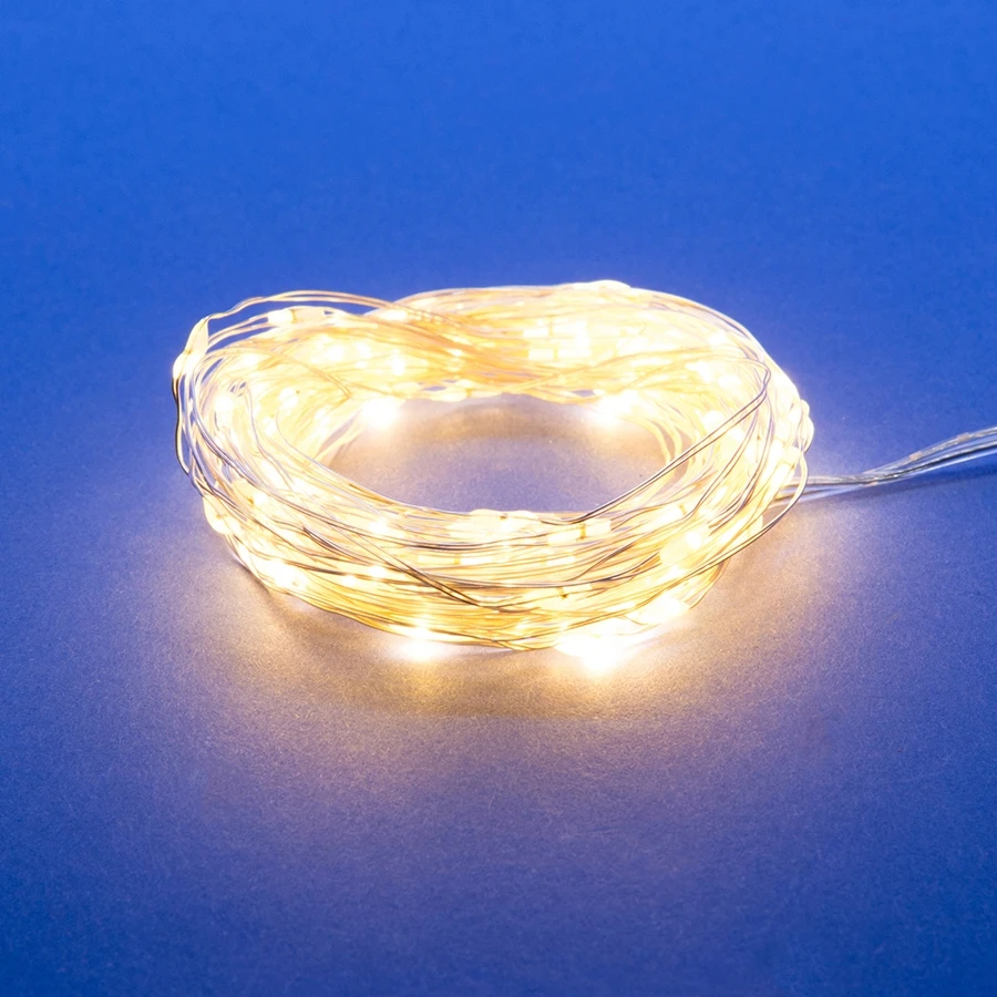 Festoon 100xled transparent 10000mm uniel uld-s1000-100/scb-01/3aahite IP20 Dew | Лампы и освещение