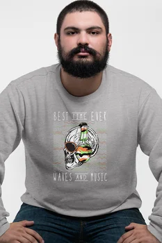 

Angemiel Wear the Best Time Ever Gray Men 'S Sweatshirt