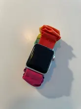 Scrunchie elástico correas de reloj de la venda de reloj para Apple Watch SERIE DE gomillas 6 5 4 3 38mm 40mm 42mm 44mm iwatch Correa pulsera de 6 5 4