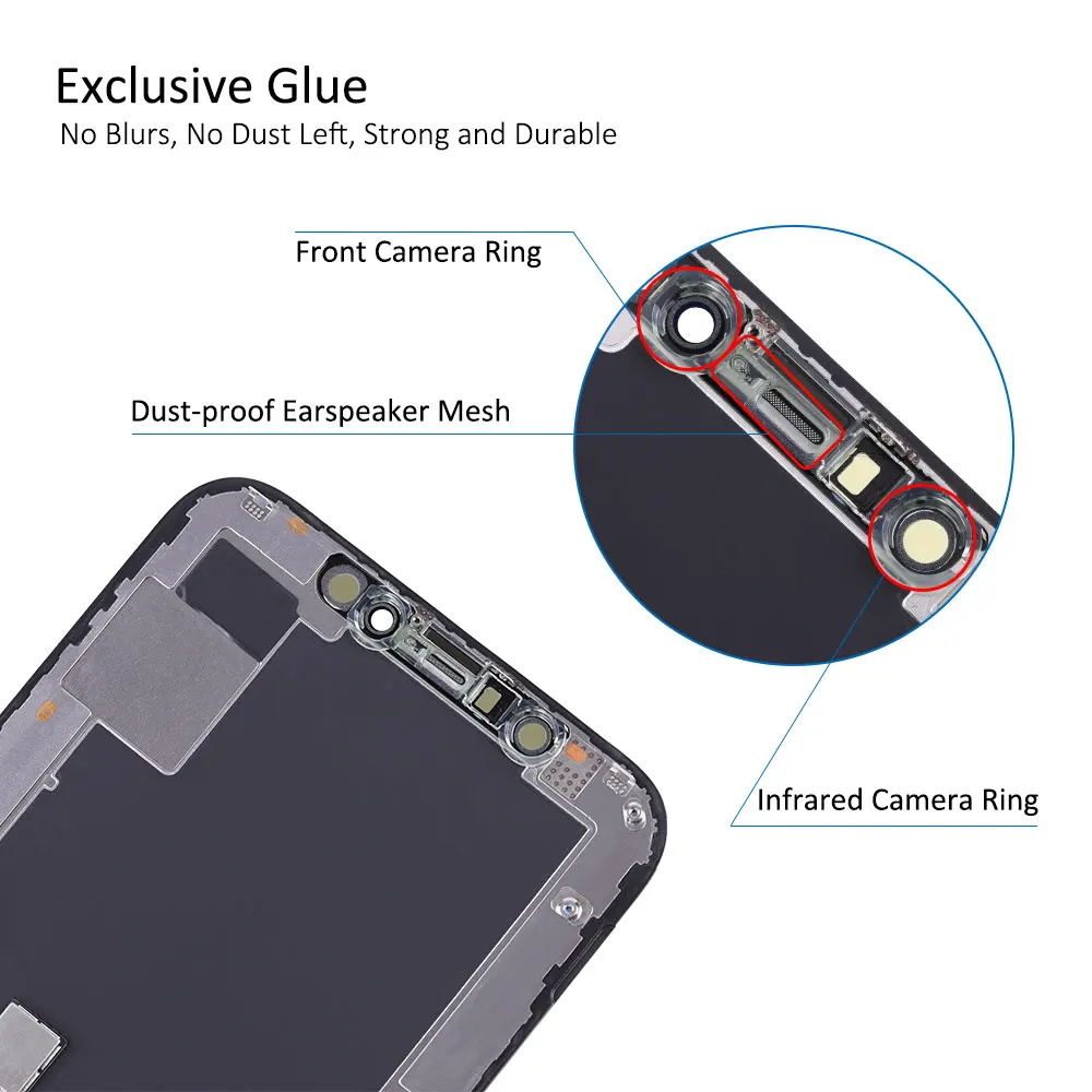 EK Soft OLED For iPhone XS LCD Display Touch
