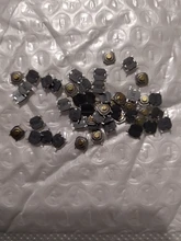 Botón táctico de Metal SMT de alta calidad, 50 Uds., 5,2x5,2x1,5mm a 9mm, 4 pines, botón táctil, botón para altavoz y Audio