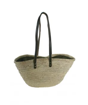 

Carrycot Mallorcan closed brown fiber enea. Measures: 30x50x25 cm.