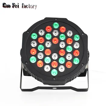 

Flat led par 36x3W rgb disco party lights DMX512 stage light Dj effect controller Dj Equipments projector RGB PAR