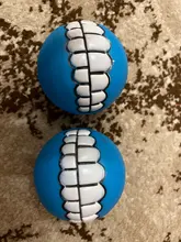 Puppy-Toys Dog-Toy Pet-Supplies Rubber Funny Tooth Soft 1pc Pawstrip Diameter-7cm Colorful-Ball