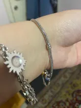 Abalorio de Color plateado de 3mm para mujer, pulsera Europea Original, joyería de moda, regalo para mujer, envío directo