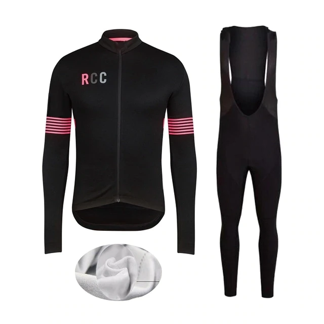 RAPHA зимняя тренировочная теплая велосипедная Джерси с длинным рукавом ropa ciclismo hombre RCC велосипед mtb шоссейный гоночный Аэро куртка Майо - Цвет: 3