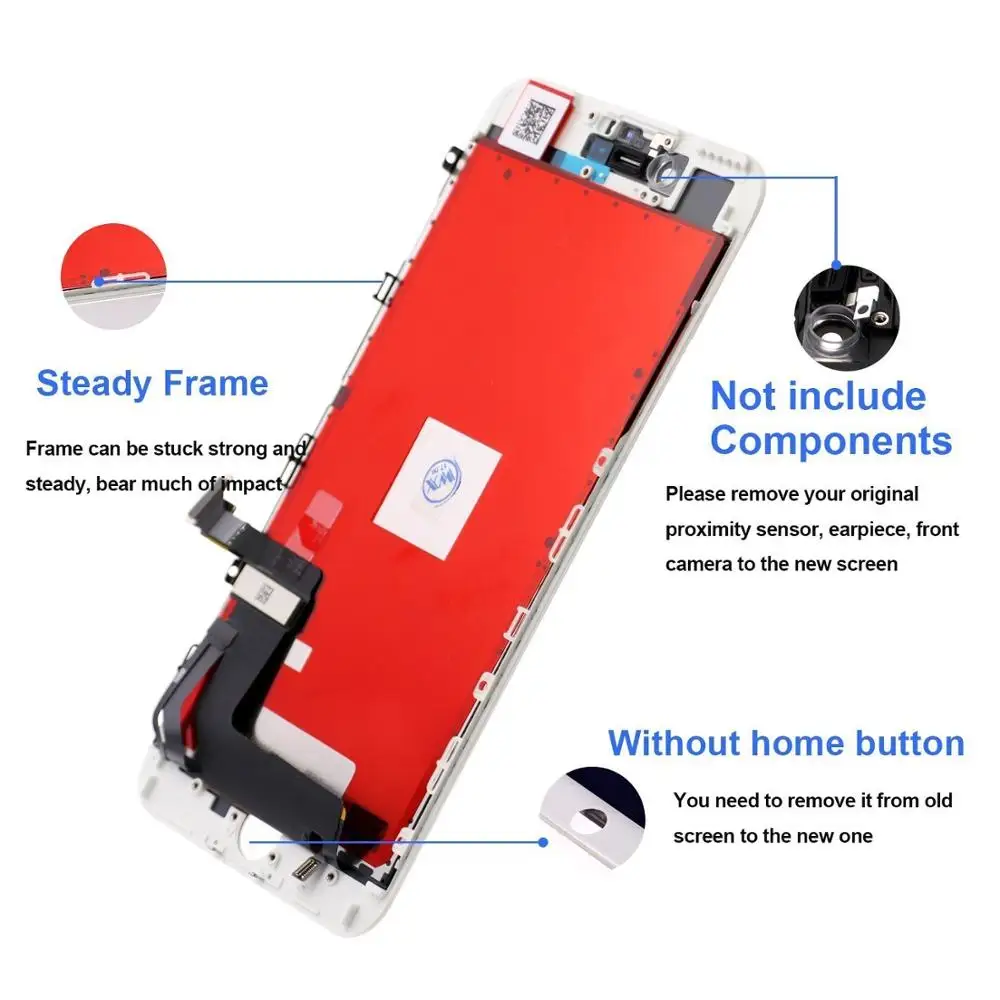 For iphone 7 LCD Screen OEM Touch Screen With 3D Touch No Dead Pixel For 5