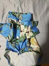 Verano playa camisas perro Hawaii Casual ropa para gato mascota Floral T camisa para perros pequeños
